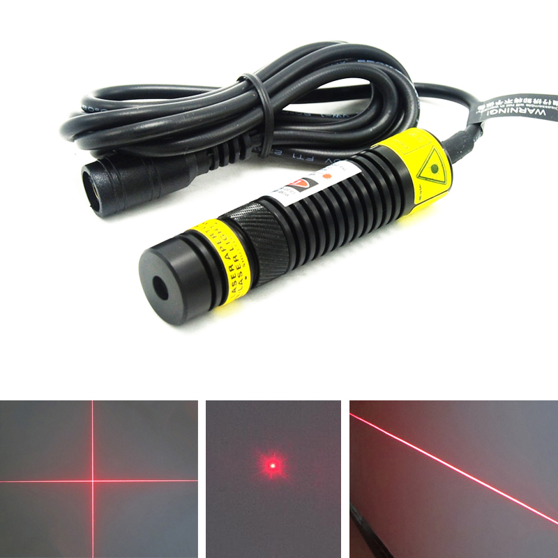 Industrial Laser Line Module - Module Laser rouge points/ligne/croix 650nm 50mW