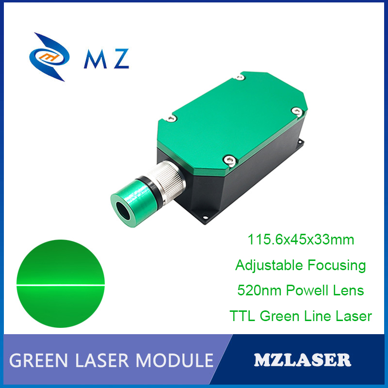 Industrial Laser Line Module - Module de diode laser verte TTL