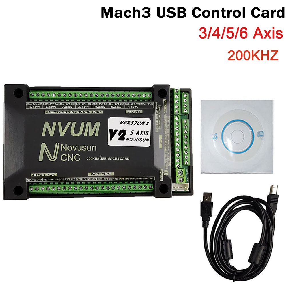 NVUM Mach3 carte USB 200KHz CN - Breakout Board Mach3 avis et prix