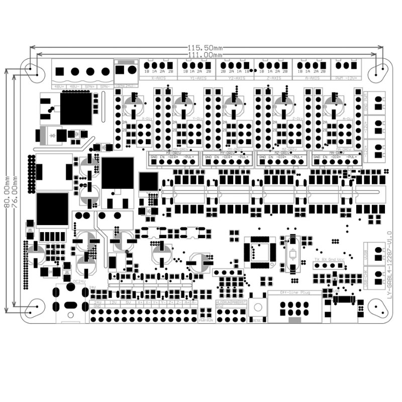 Contrôleur hors ligne GRBL 32b - Controller Grbl Board avis et prix