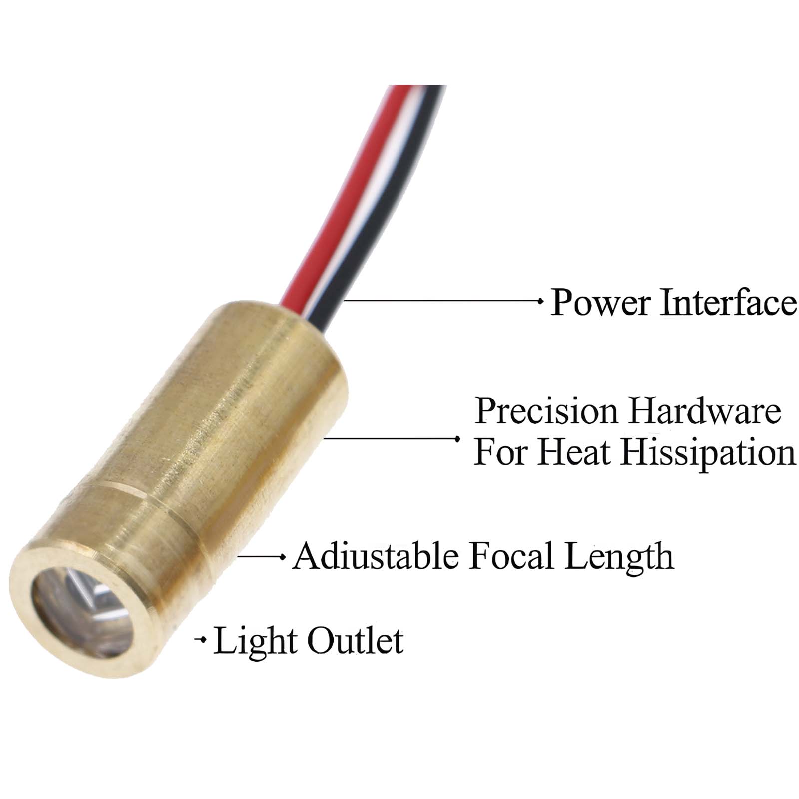 3 pièces 650nm Laser Point/lig - Industrial Laser Line Module avis et prix