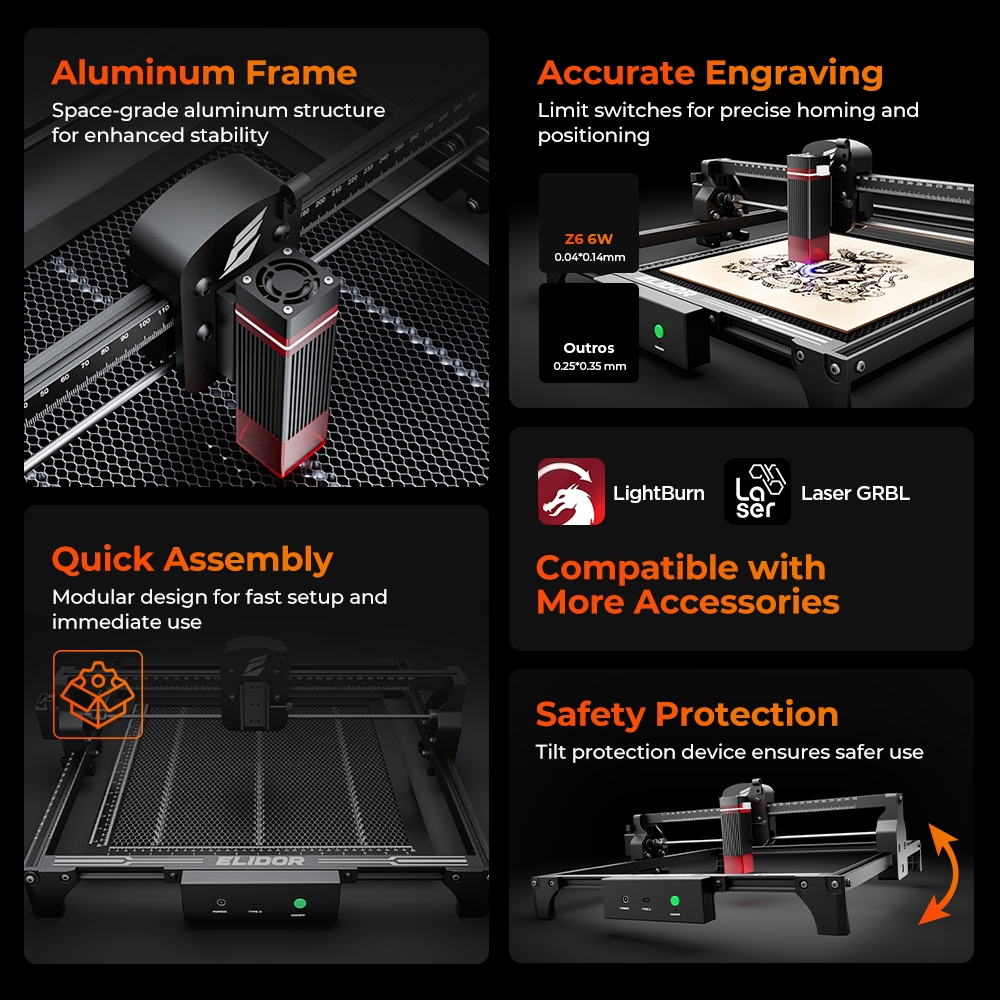 ELIDOR Z6 6W graveur et Machin - Industrial Laser Applications avis et prix